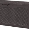 78 Gallon Deck Box, Waterproof Resin Outdoor Storage Box