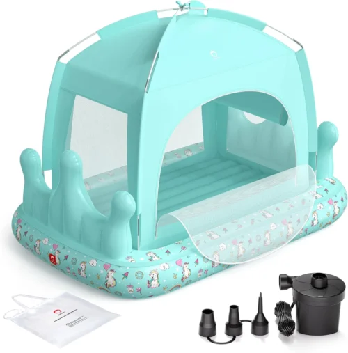 Alternative view of Princess Portable Kids Air Mattress for Girls, for Home, Ages 3+