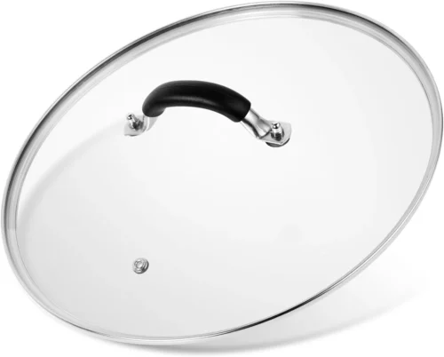 Alternative view of 12 Inch Pan Lid - Glass Lid with Stainless Steel Handle for Frying Pan and Pots (12 Lid)