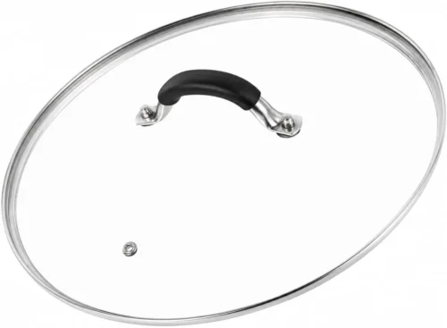 12 Inch Pan Lid - Glass Lid with Stainless Steel Handle for Frying Pan and Pots (12 Lid)