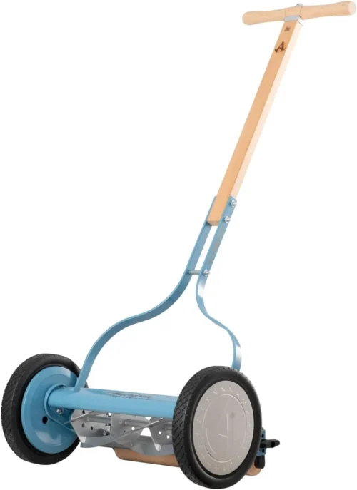 Lawn Mower 1204-14-Inch 4-Blade Push Reel Lawn Mower, Red