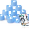 24-Pack Remote Flameless LED Battery Tea Light Candles, 400+Hrs