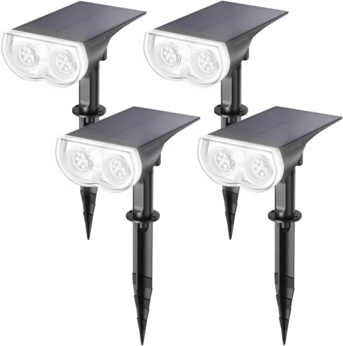 Alternative view of Solar Lights Outdoor Waterproof LED Landscape Spotlight RGB 2 Pack
