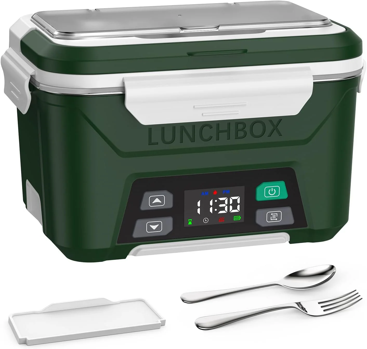 OAK Cordless Electric Lunch Box, Heated Lunch Box for Men with Timer - Image 2