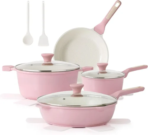 Alternative view of SENSARTE Nonstick Cookware Set 13 Pcs, Non Stick Pots and Pans Set