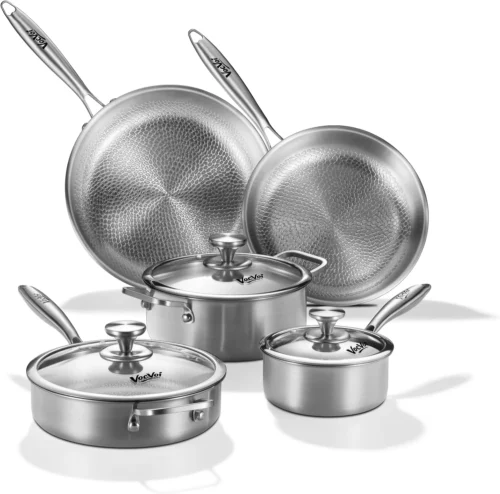Alternative view of VocVoi Titanium pans for cooking, 12 Nonstick pro frying cookware