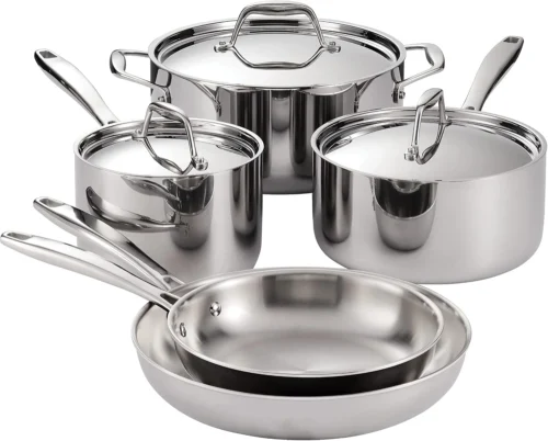 Alternative view of Tramontina Signature Tri-Ply Clad Stainless Steel 12-Pc Pots and Pans Set