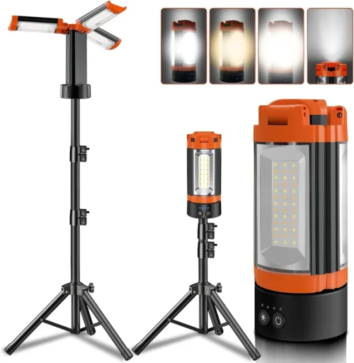 Alternative view of Rechargeable 12000mAh Camping Light with Adjustable Stand