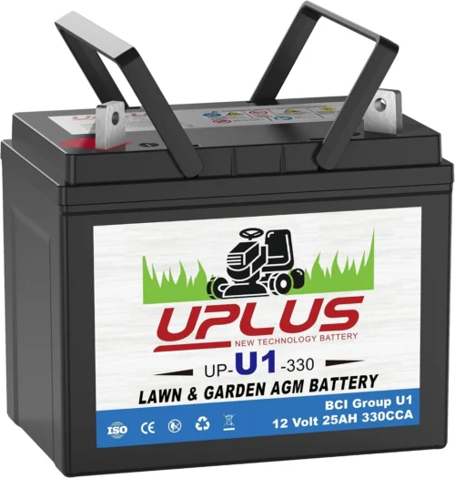 Alternative view of U1 Riding Lawn Mower Battery, 12V 330CCA for Garden Tractors
