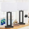 Touch Lamps for Nightstand, 3 Way Dimmable Bedroom Lamp, USB C+A