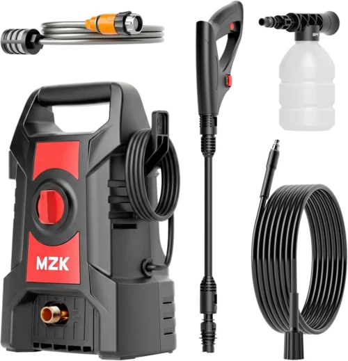 Lightweight Pressure Washer, Portable Power Cleaner with Foam Cannon