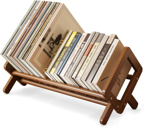 Stable Desktop Bookshelf, Bamboo Under Desk Bookshelf, Book Rack