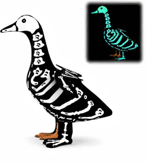 Alternative view of Halloween Porch Goose Costume for 23 Cement Statue