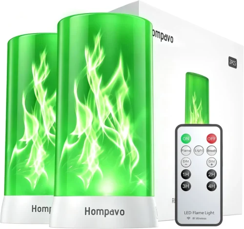 Alternative view of ??Upgraded?? Flame Lights with Remote, Timer, 4-Mode Rechargeable