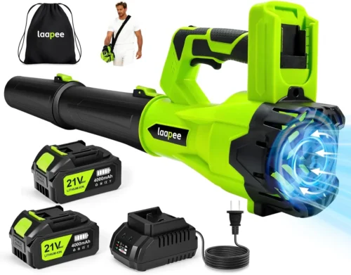 Alternative view of Blower Cordless 650CFM with 2x4.0Ah Battery Powered and Fast Charger