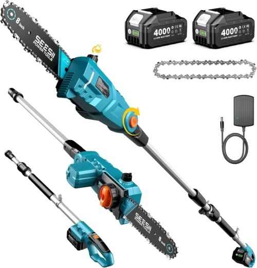 Alternative view of 2-in-1 Electric Pole Saws for Tree Trimming