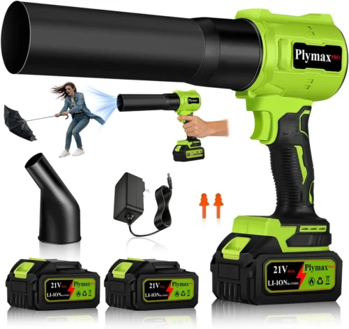 Alternative view of Nook Cordless Leaf Blower, 800,000 RPM Electric Handheld Blower, Leaf Blower Cordless with 2??4.0Ah Batteries & Charger