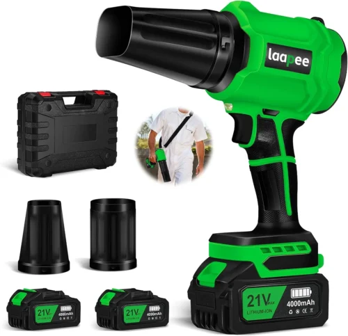 Blower Cordless Handheld Blower with 2x4.0Ah Batteries and Charger
