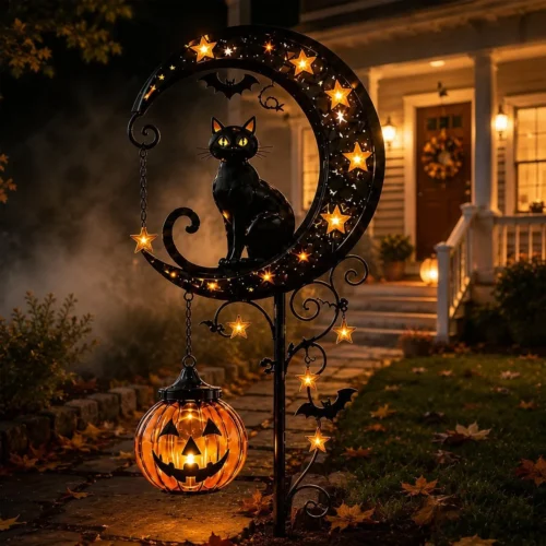 Alternative view of Halloween Garden Stake Light (Pumpkin+Bat)
