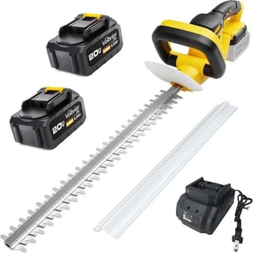 20V Cordless Hedge Trimmer, 22-Inch Blade, 2 x 4.0Ah Batteries