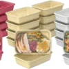 Bentgo Prep Meal Prep Kit, 1, 2 & 3-Compartment Containers, 60 Piece Set