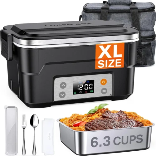 Alternative view of OAK 5.5-Cup Heated Lunch Box Cordless for Men with Scheduled Heating