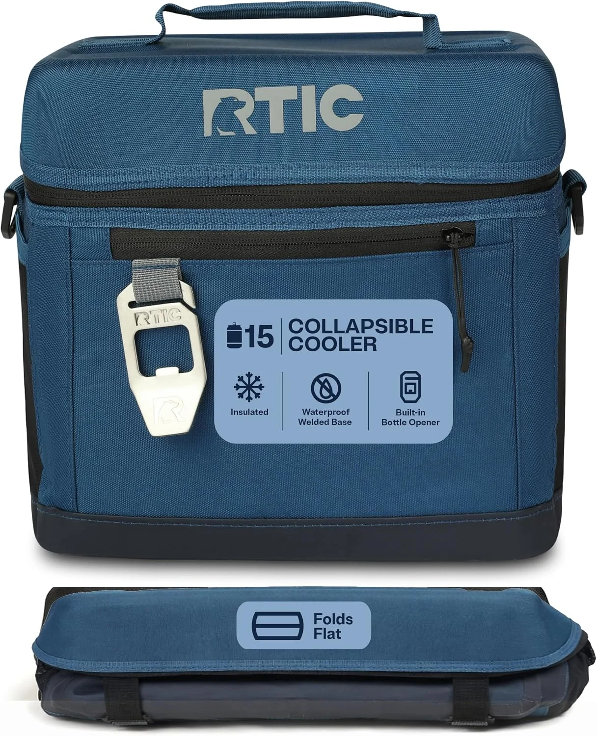 Everyday Cooler, Soft Sided Portable Insulated Cooling for Lunch, Beach, Drink, Beverage, Travel, Camping, Picnic, for Men and Women