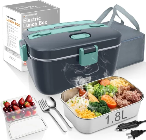 Nook Electric-Lunch-Box-Heated-Food-Warmer 100W Heating Box for Adult