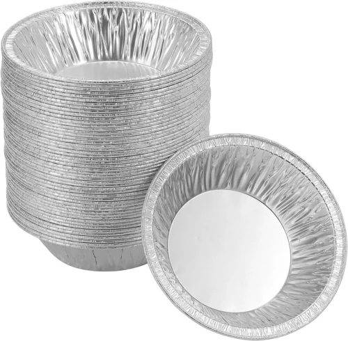 Alternative view of Waytiffer 50 Pack - Pie Pans 4 inch, Mini Pie Tins HEAVY-DUTY Disposable Aluminum Foil Tart/pie Pans for Baking Easily Stack & Store, Freeze & Reheat