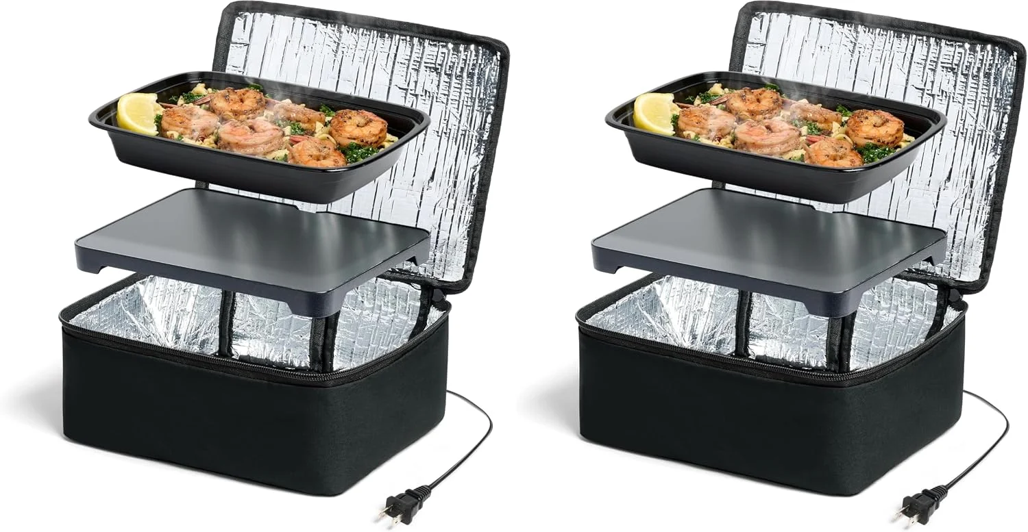 Mini Heated Lunch Box- Portable Electric Food Warmer for Men and Women - Great for Work, Office, and Construction - Cook, Reheat - Image 4