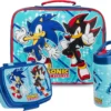 Trend Pokemon Kids Insulated Lunch Bag 3Pc Set with Reusable Lunch Box & 14.2-oz BPA-Free Water Bottle, Lightweight, Carry Handle & Name Card Window