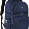 Backpack, Insulated Backpack Cooler Leakproof Double Deck Cooler Bag for Men Women RFID Lunch Backpack