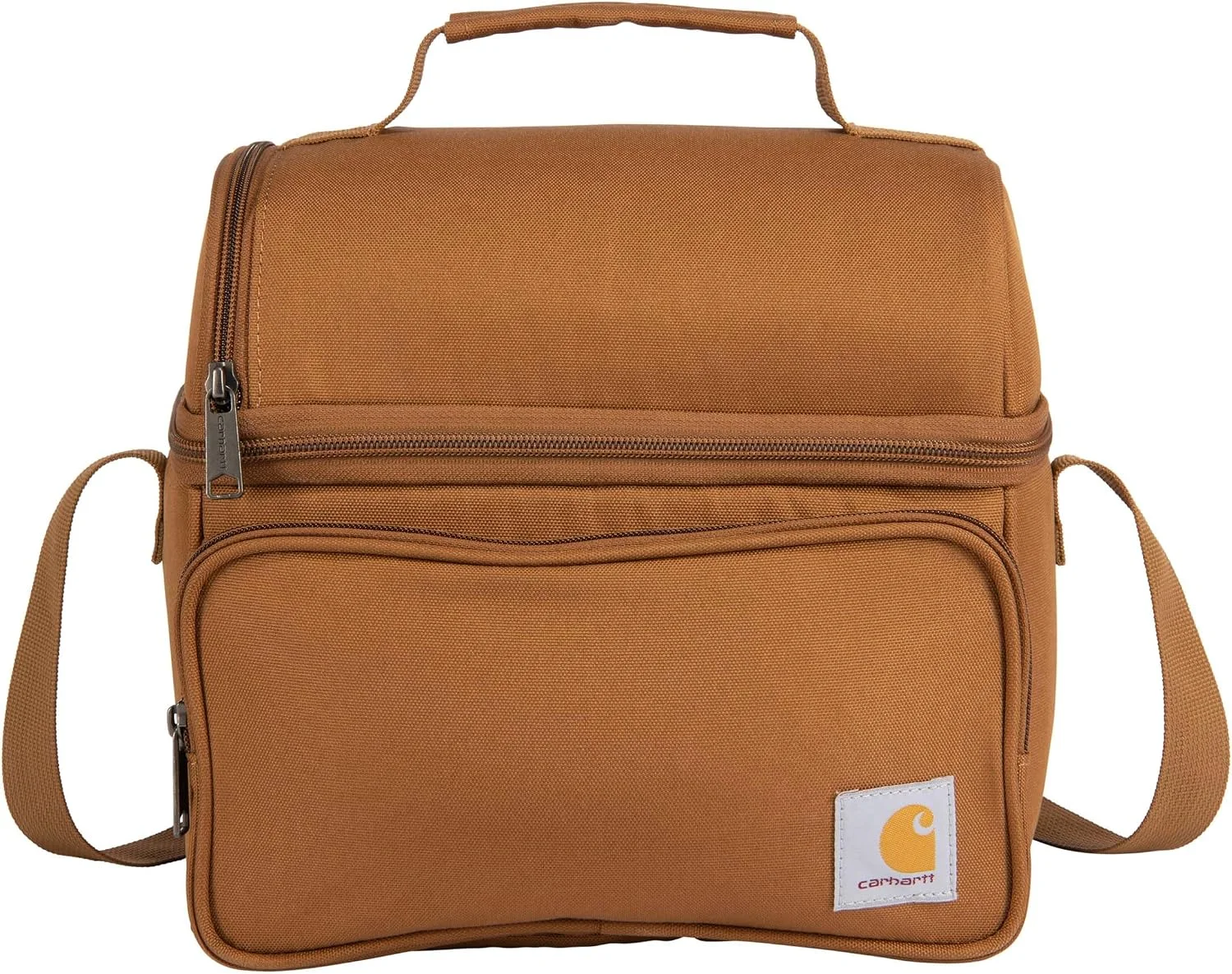 Camping Cooler, Worksite Lunch Box, Soft Shell Lunch Bag for Construction Sites, Work and Everyday Use, Black