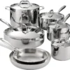 Tramontina Signature Tri-Ply Clad Stainless Steel 12-Pc Pots and Pans Set
