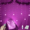 Wishing Ball Curtain Lights 200 LED Window Curtain String Lights with Remote, USB Battery Powered Twinkle Globe Fairy Lights for Wedding Party Bedroom