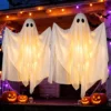 Hanging Ghost Decorations, 5FT Swing Ghost with Remote Lights