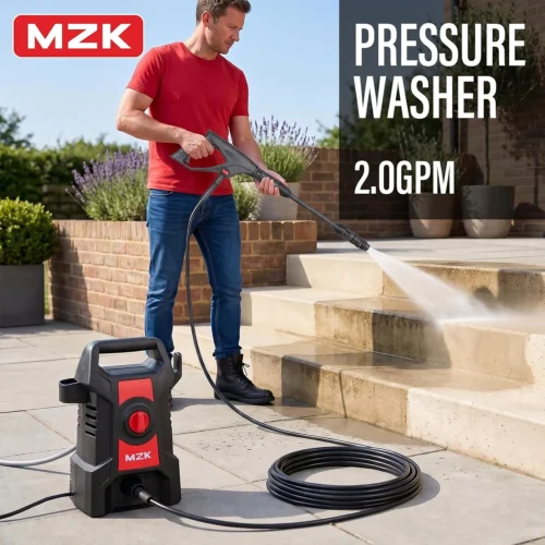 Alternative view of Lightweight Pressure Washer, Portable Power Cleaner with Foam Cannon