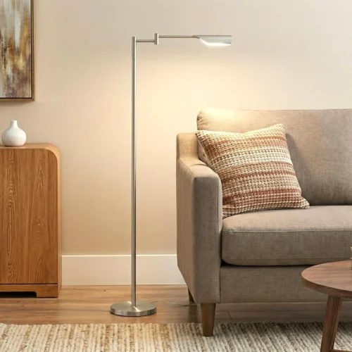 Alternative view of Leaf Pharmacy LED Reading Lamp, Dimmable Floor Lamp with Easy Rotation over Chair or Desk for Living Rooms & Offices, Adjustable Standing Tall Lamp