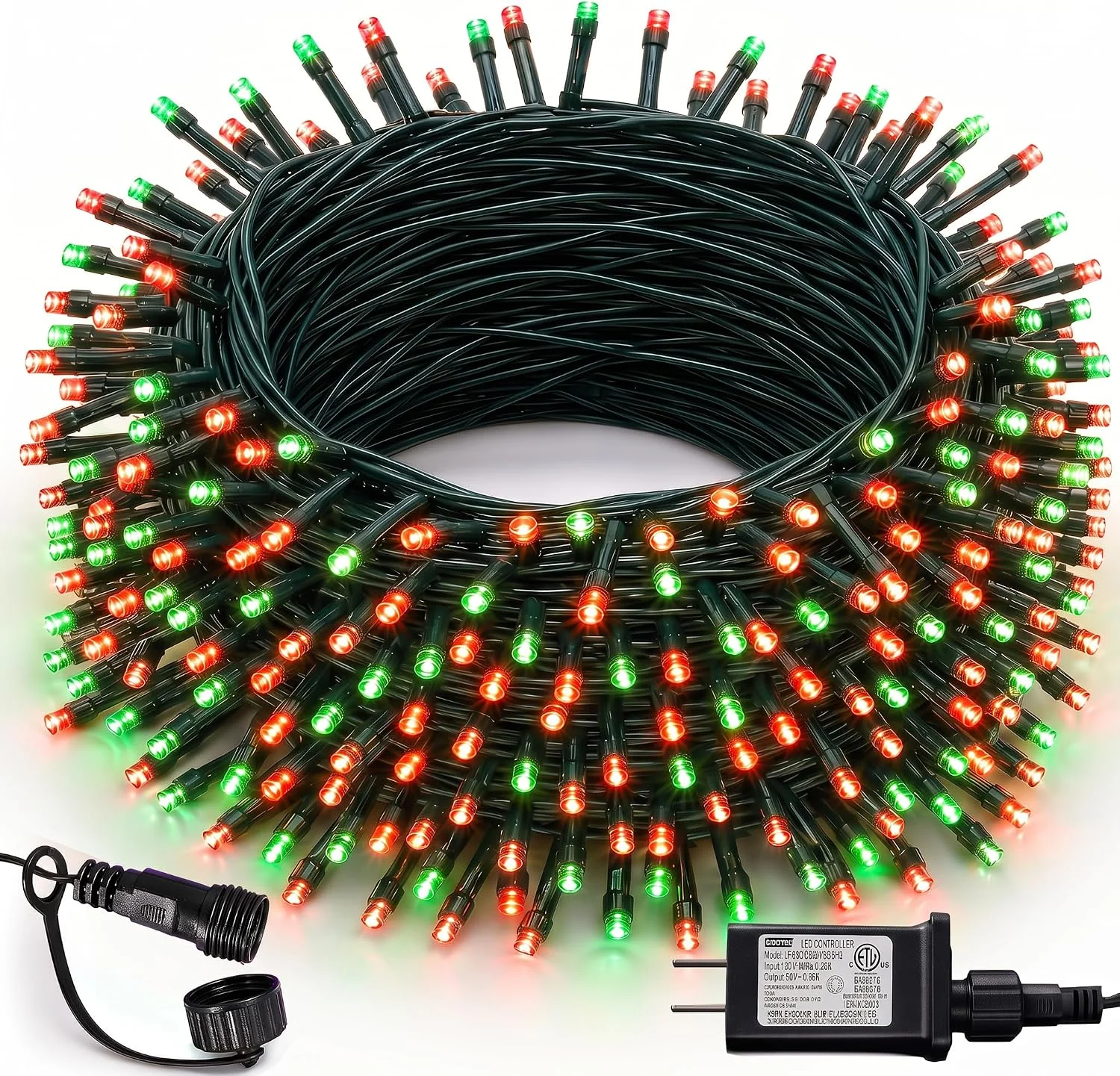 Bright Smart Christmas String Lights, 98FT 300 LED RGB Color Changing String Lights with Remote & App Controlled - Image 4