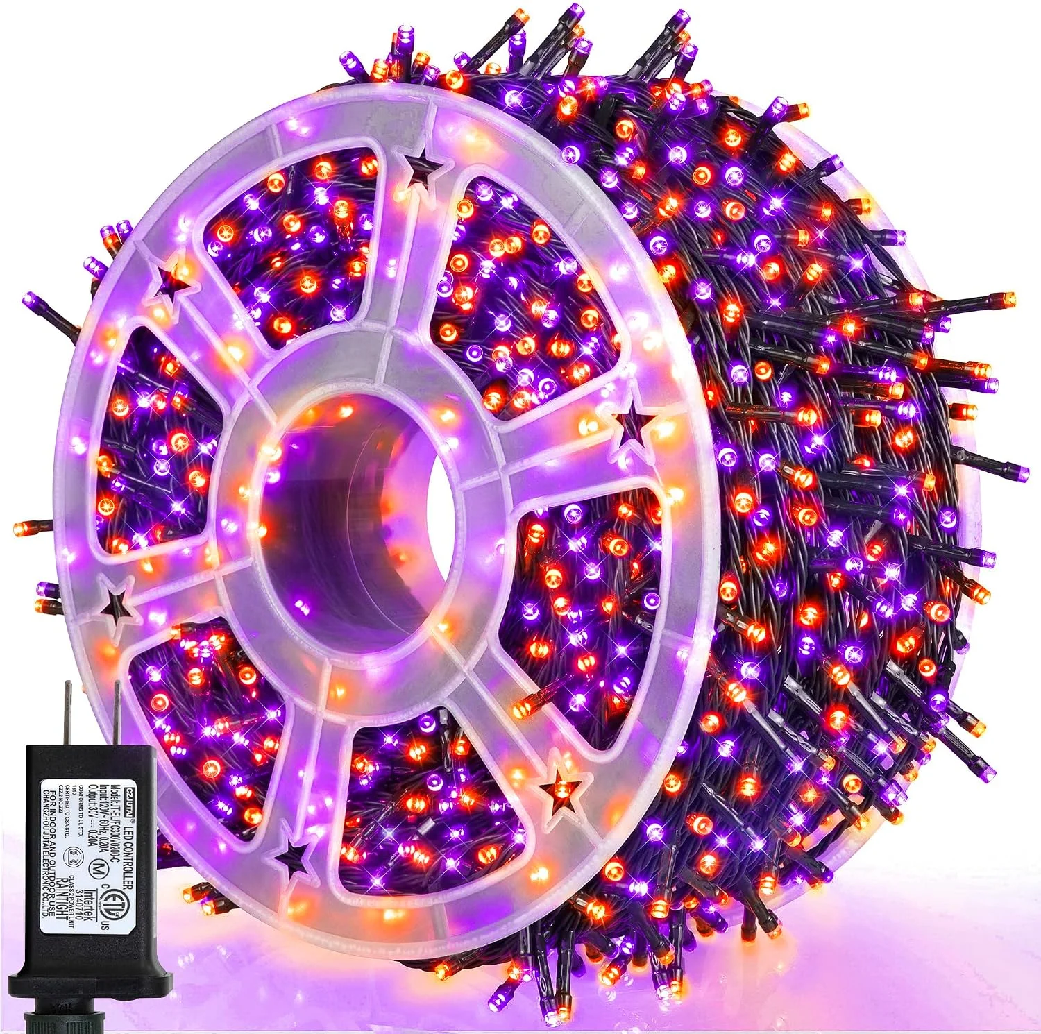 500 LED Halloween Lights Outdoor,164 FT Twinkle Lights Waterproof - Image 2