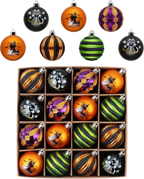 Madelyn 16ct Halloween Ornaments Tree Decorations Indoor 2 Inch