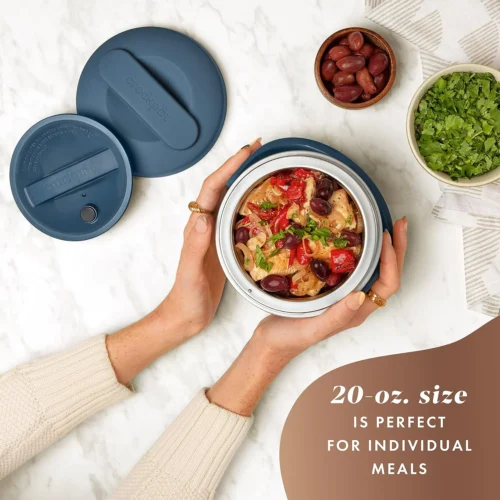 Alternative view of 20oz Portable Electric Food Warmer, Personal Lunch Box Keeps Food Spill-Free & Warm, Ideal for Travel, Work, Car, On-the-Go, Dishwasher-Safe, Giftable